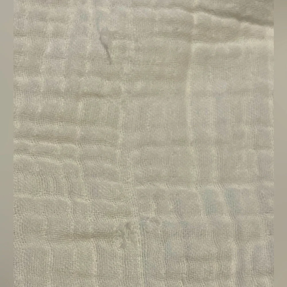 West Elm gauze comforter & shams f-Q